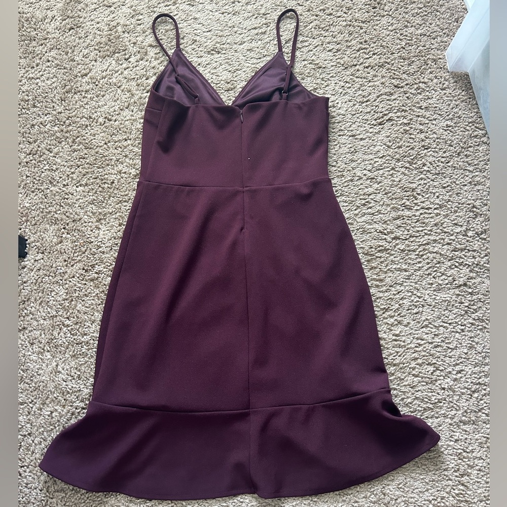Plum colored dress, brand express, size xsmall